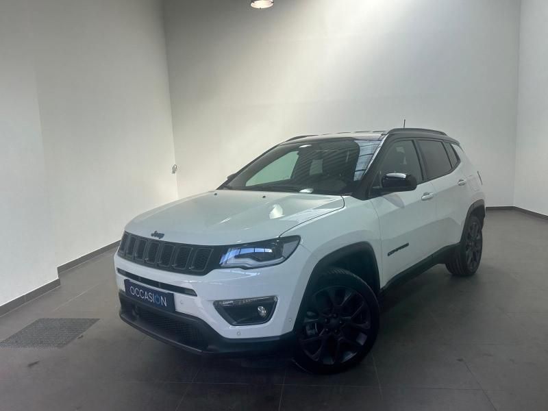 Théobald Occasion JEEP COMPASS Tout terrain hybride Blanc